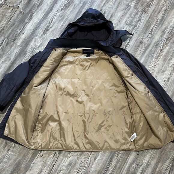 French Connection Dark Slate Hooded Parka Jacket XL - Picture 9 of 9